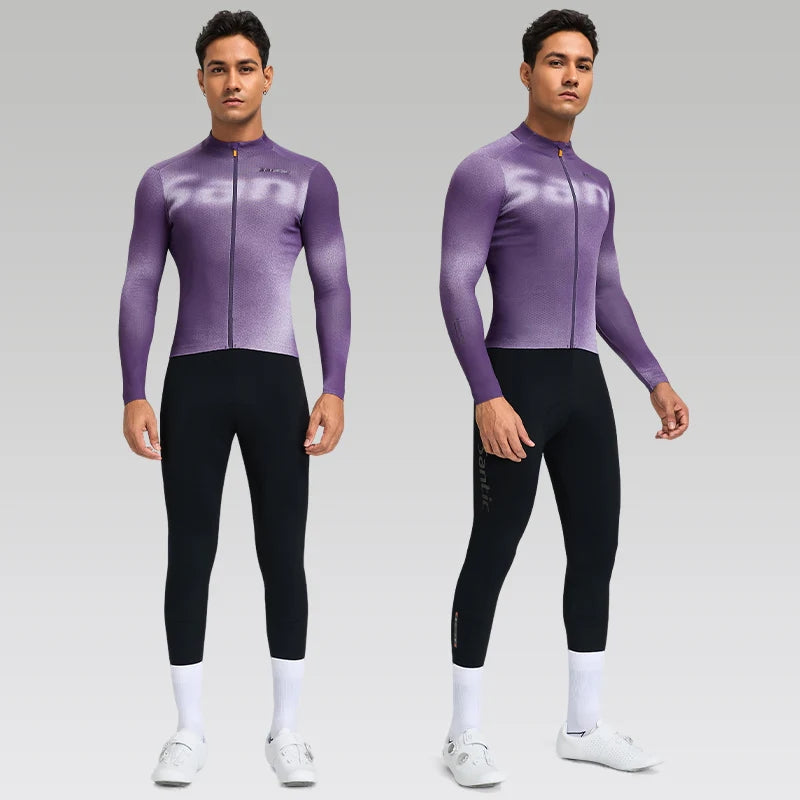 Santic Planet Thermal Long Sleeve Jersey – Keep Riding - Bicycle